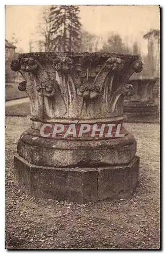 Cartes postales Abbaye de royaumont asnieres oise (S et O ) chapiteau