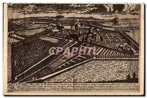 Cartes postales Abbaye de royaumont asnieres oise (S et O )
