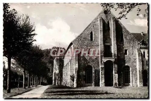 Moderne Karte Abbaye de Royaumont Asnieres sur Oise pignon de I ancien batiment des travaux