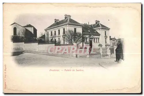 Cartes postales Pontoise Palais De Justice