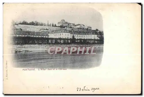 Cartes postales Pontoise L Hotel Dieu Et Le Chateau