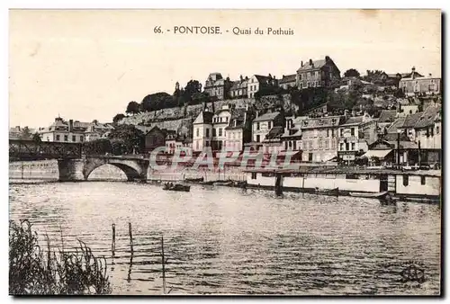Cartes postales Pontoise Quai Du Pothuis
