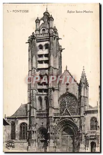 Ansichtskarte AK Pontoise Eglise Saint Maclou