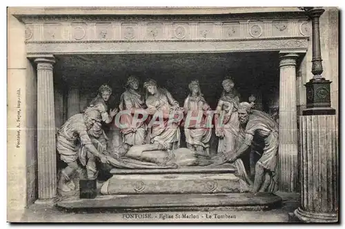 Cartes postales Pontoise Eglise St Maclou Le Tombeau