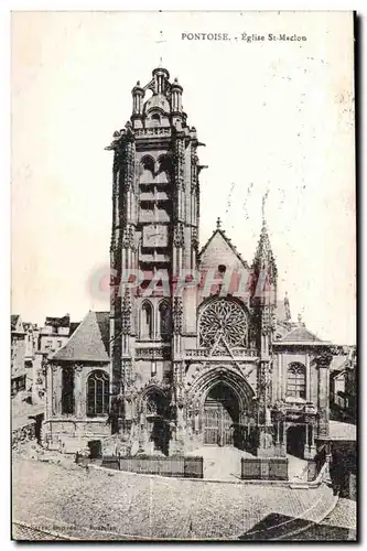 Cartes postales Pontoise Eglise St Meclon