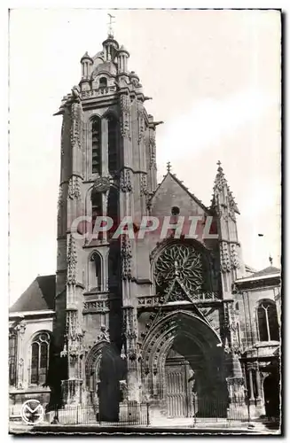 Moderne Karte Pontoise Eglise St Maclou