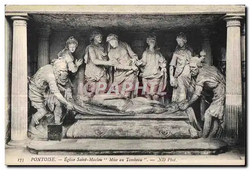 Cartes postales Pontoise Eglise Saint Maclou "Mise au Tombeau" ND Phot
