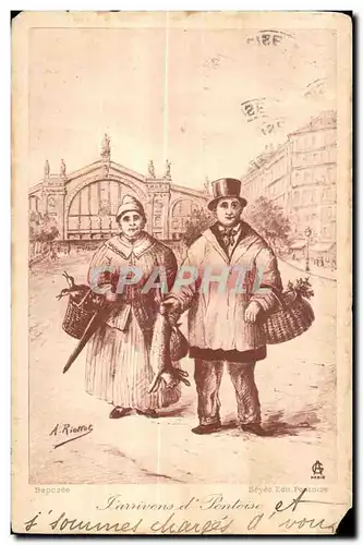 Cartes postales Pontoise Folklore Costume