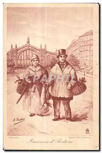 Cartes postales Pontoise Folklore Costume