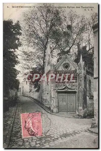 Cartes postales Montmorency Portail de J enoienne Eglise des Templiers CLC