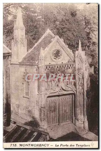 Ansichtskarte AK Montmorency La Porte des Templiers