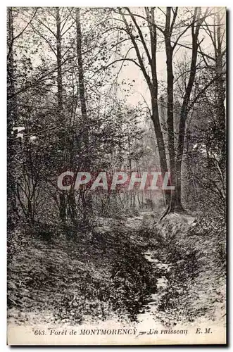 Cartes postales Foret de Montmorency Un ruisseau EM