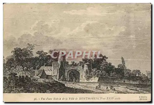 Ansichtskarte AK Vue d une Entree de la Ville de Montmorency an XVII siecle