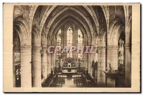 Ansichtskarte AK Montmorency Interieur de I Eglise saint Martin