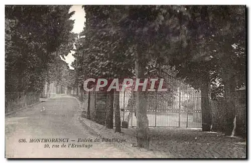 Cartes postales Montmorency Entree du Pausilippe rue de I Ermitage
