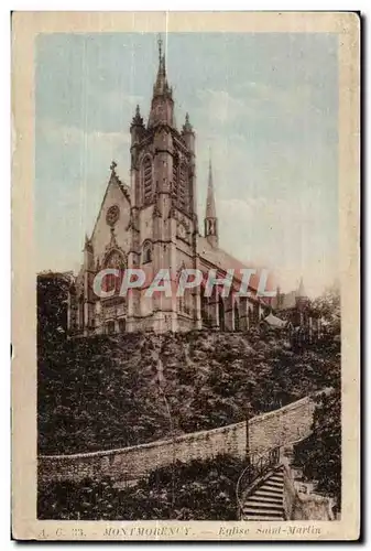 Cartes postales Montmorency Eglise Saint Martin