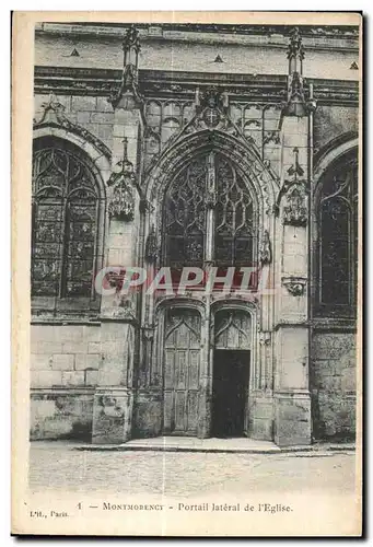 Cartes postales Montmorency Portail lateral de I Eglise