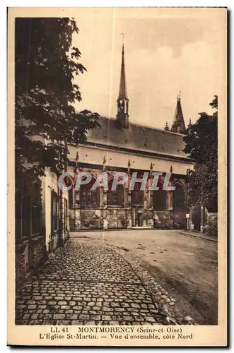 Ansichtskarte AK Montmorency (Seine et Oise) L Eglise St Martin Vue d ensemble cote Nord