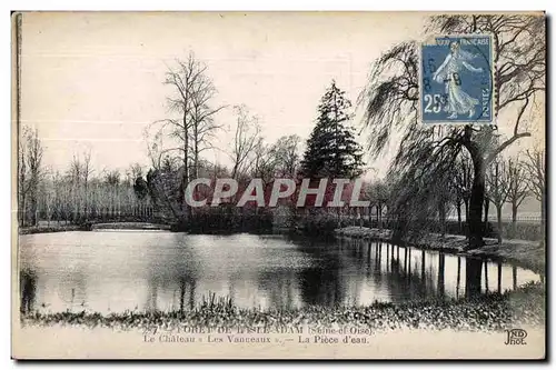 Ansichtskarte AK Foret de L Isle Adam (Seine et Oise) Le Chateau les Vanneaux La Piece d eau