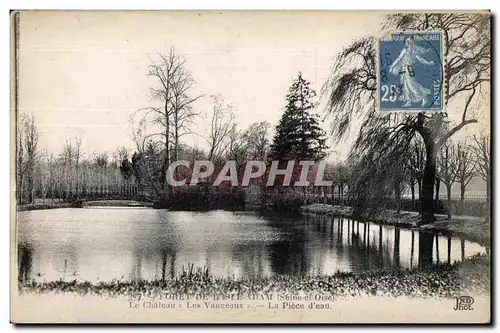 Cartes postales Foret de L Isle Adam (Seine et Oise) Le Chateau les Vanneaux La Piece d eau