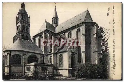 Cartes postales L Isle Adam (Seine et Oise) Abside de l Eglise