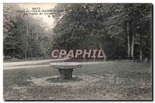 Cartes postales Foret de L Isle adam (S et O ) la table de cassam