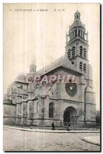 Cartes postales Isle adam L eglise