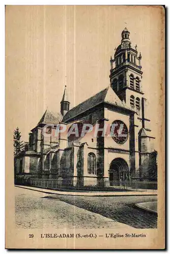 Cartes postales L isle adam (S er O ) L eglise st martin