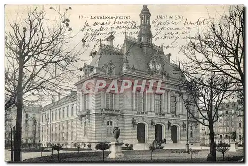 Cartes postales Levallois Perret Hotel de Ville