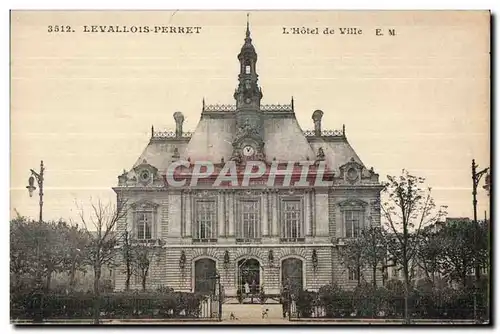 Cartes postales Levallois Perret L Hotel de Ville