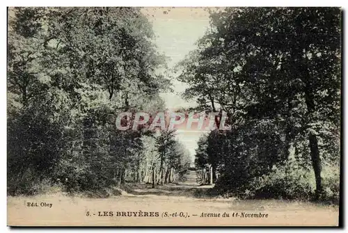 Cartes postales Les Bruyeres Avenue du 11 Novembre