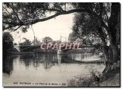 Cartes postales Puteaux Le Pont et la Seine