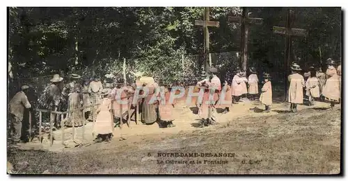 Ansichtskarte AK Notre Dame Des Anges Le Calvaire et la Fontaine