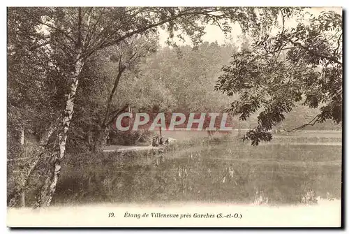 Cartes postales Etang de Villeneuve pres Garches