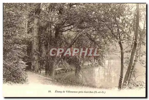 Cartes postales Etang de Villeneuve pres Garches