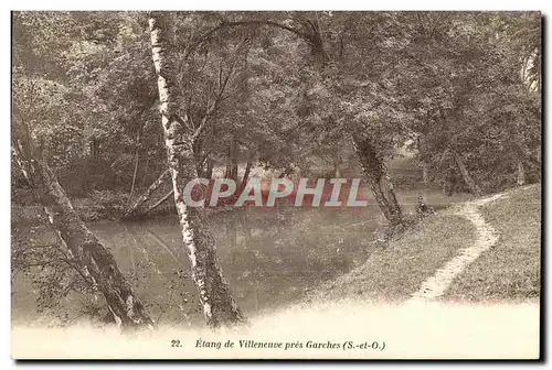 Cartes postales Etang de Villeneuve pres Garches