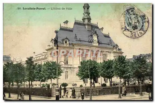 Cartes postales Levallois Perret L Hotel de Ville