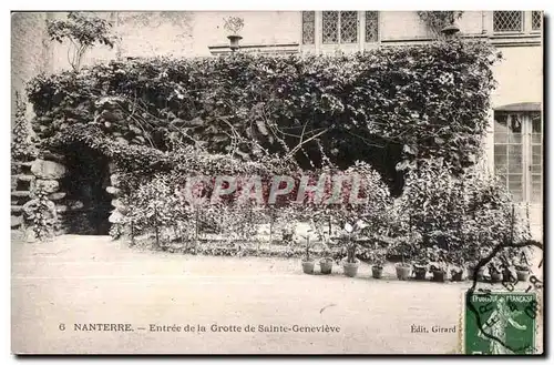 Ansichtskarte AK Nanterre Entree de la Grotte de Sainte Genevieve