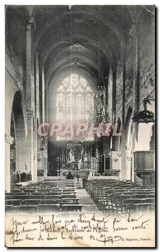 Cartes postales Sceaux Interieur De I Eglise