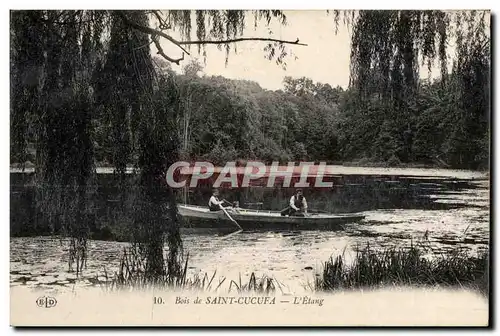 Ansichtskarte AK Sceaux Bois De Cucufa L Etang Barque