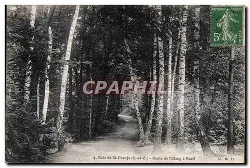 Ansichtskarte AK Bois De St Cucufa Route De I Etang A Rueil