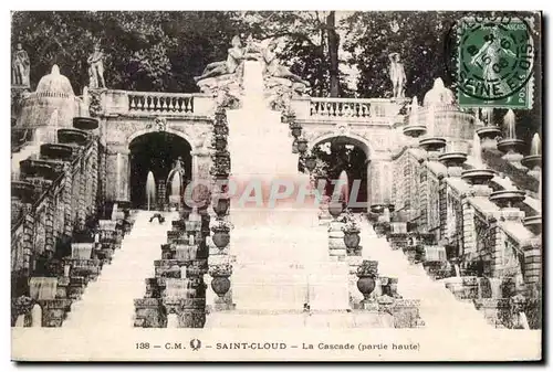 Cartes postales Saint Cloud La Cascade (Partie haute)