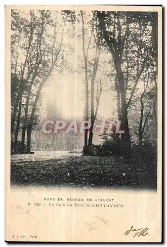 Cartes postales Saint Cloud Un coin du parc