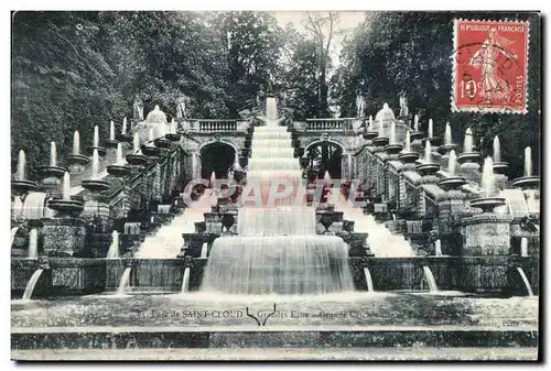 Ansichtskarte AK Le Parc de Saint Cloud La Grande Cascade