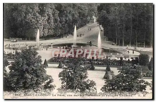 Ansichtskarte AK Saint Cloud Le Parc vue sur les Terrasses de l ancien Chateau