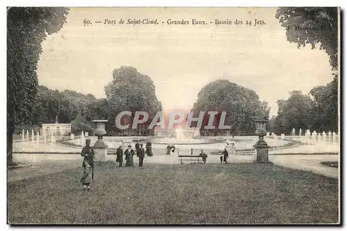 Ansichtskarte AK Pare de Saint Cloud Grandes Eaux Bassin des