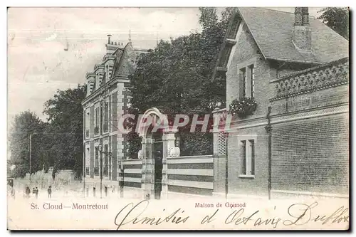 Cartes postales Saint Cloud Montretout Maison de Gounod