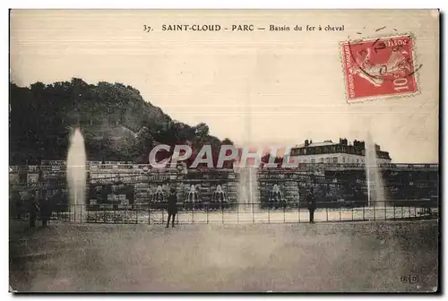 Cartes postales Saint Cloud Parc Bassin du Fer a cheval