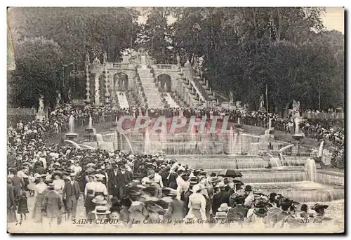 Cartes postales Saint Cloud Les Cascades le jour des Grandes Euax