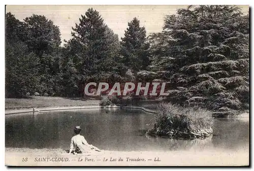 Cartes postales Saint Cloud Le Parc Le Lac du Trocodero